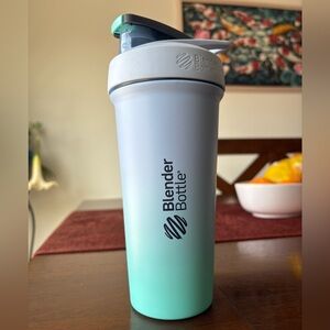 BlenderBottle Gradient Shaker Bottle - Blue and Green